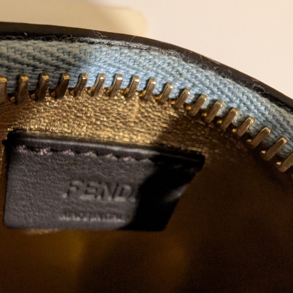 XSOLDXFendi Powder Blue Crescent Hobo with Gold Hardware - Picture 5 of 7